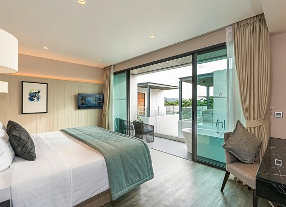 My Beach Resort Phuket - Wohnbeispeil Deluxe Poolview (Zimmercodierung UDP)