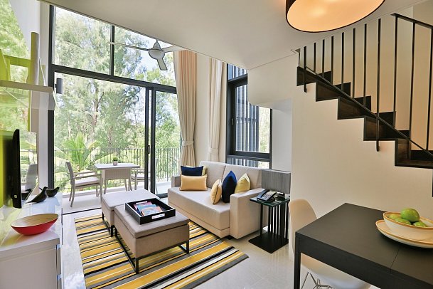 Cassia Phuket - Wohnbeispiel 1 Bedroom Loft (Zimmercodierung WD1)