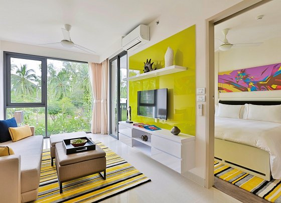 Cassia Phuket - Wohnbeispiel 1 Bedroom Suite (Zimmercodierung WB1)
