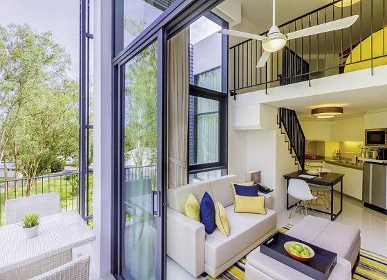 Cassia Phuket - Wohnbeispiel 1 Bedroom Loft (Zimmercodierung WD1)