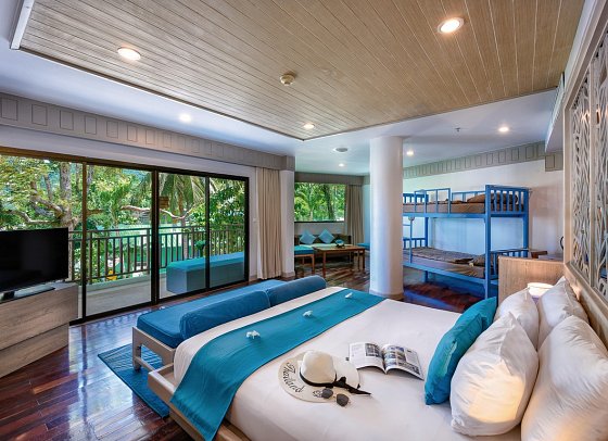 Andamantra Resort & Villa Phuket - Wohnbeispiel Premium Deluxe Family with Bunk Bed (Zimmercodierung FD1)