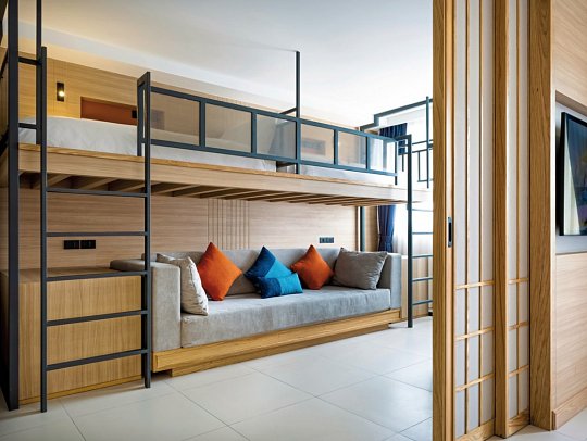 Glow Mira Karon Beach - Wohnbeispiel Family Suite (Zimmercodierung WI1)