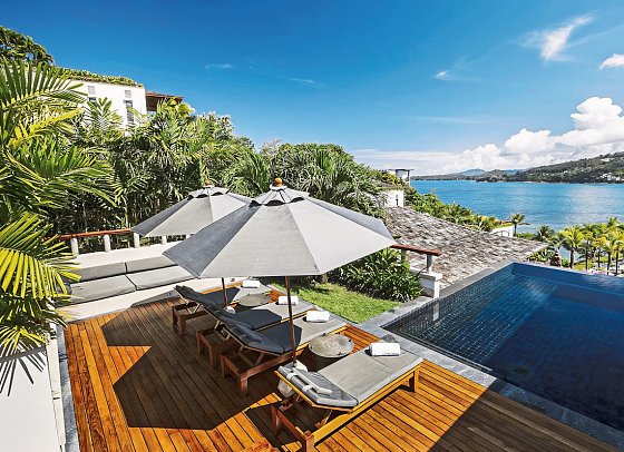 Andara Resort & Villas - Wohnbeispiel One Bedroom Penthouse Pool Suite (Zimmercodierung WD5)