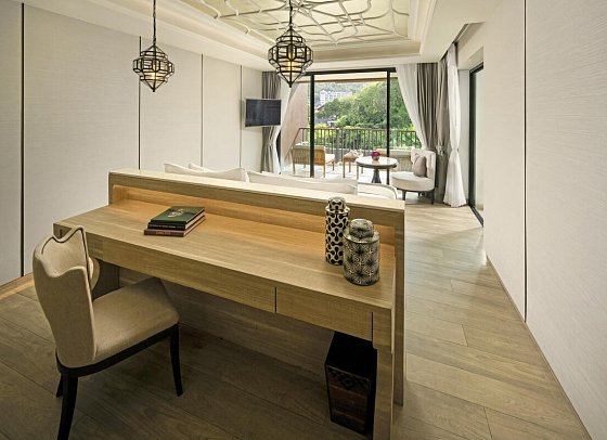 Avista Grande Phuket Karon - MGallery - Wohnbeispiel Deluxe Suite with Whirlpool Bath Mountain View (Zimmercodierung WD1)