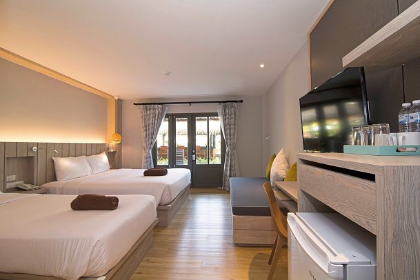 Baan Karon Resort - Wohnbeispiel Deluxe Family (Zimmercodierung FB1)