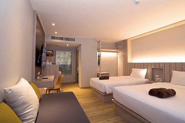 Baan Karon Resort - Wohnbeispiel Deluxe Family (Zimmercodierung FB1)