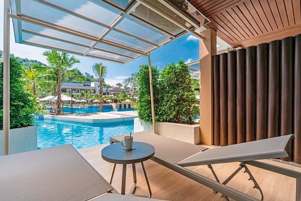 Katathani Phuket Beach Resort - Wohnbeispiel Pool Access (Zimmercodierung UBQ)