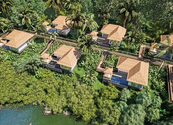 The Surin Phuket - Wohnbeispiel Pool Villa (Zimmercodierung VB5)