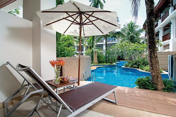 Apsara Beachfront Resort & Villa - Wohnbeispiel Pool Access (Zimmercodierung UBQ)