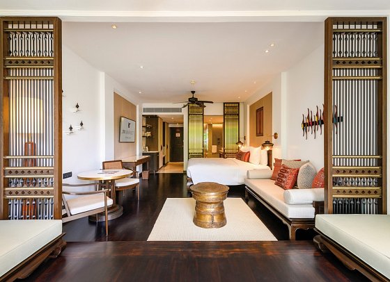 JW Marriott Khao Lak Resort & Spa - Wohnbeispiel Familienzimmer mit Poolblick