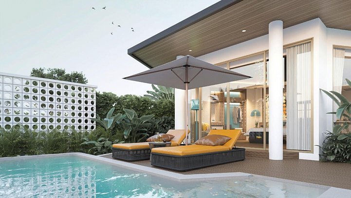 The Sun Club Khao Lak - Wohnbeispiel Garden Pool Villa (Zimmercodierung VBQ)