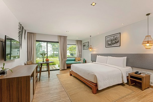 Outrigger Khao Lak Beach Resort - Wohnbeispiel Deluxe Garden Terrace (Zimmercodierung UD2)