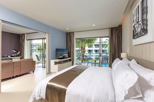 X10 Khaolak Resort - Wohnbeispiel Couple Suite (Zimmercodierung WD1)