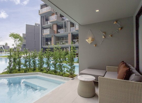 La Vela Khao Lak - Wohnbeispiel Pool Access (Zimmercodierung UBQ)