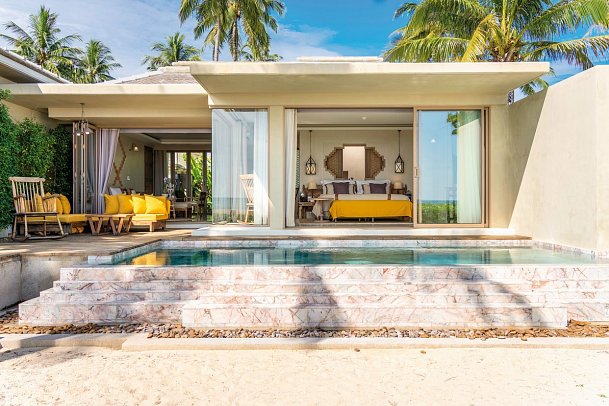 Devasom Khao Lak Beach Resort & Villas - Wohnbeispiel Beachfront Pool Villa (Zimmercodierung VBO)