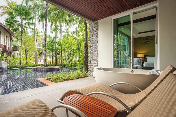 Graceland Khaolak Beach Resort - Wohnbeispiel Moken Suite Pool Access (Zimmercodierung WBQ)