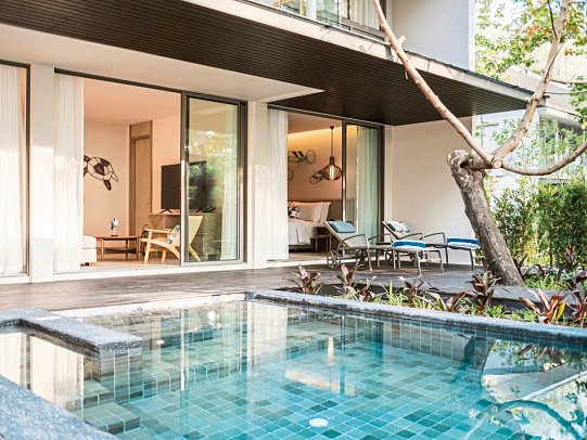 AVANI + Khao Lak Resort - Wohnbeispiel Two Bedroom Family Pool Suite (Zimmercodierung WI3)