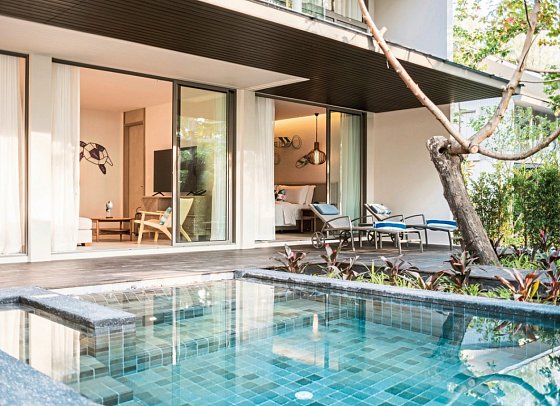 AVANI + Khao Lak Resort - Wohnbeispiel Two Bedroom Family Pool Suite (Zimmercodierung WI3)
