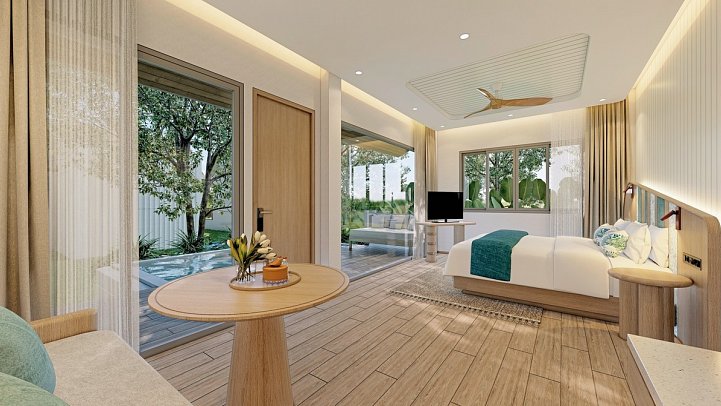 Khaolak Emerald Beach Resort & Spa - Wohnbeispiel Beachfront Pool Villa (Zimmercodierung VBR)