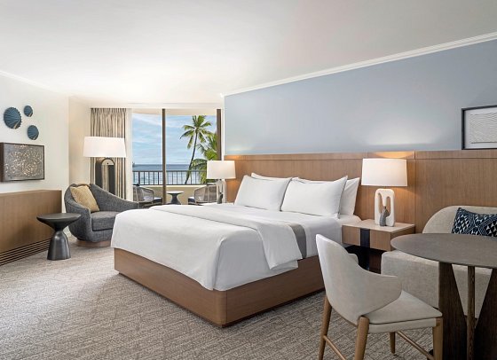 Moana Surfrider, A Westin Resort & Spa, Waikiki Beach - Wohnbeispiel Tower Partial Ocean View (Zimmercodierungen UBN, U1N, U2N & U3N)