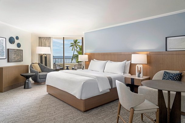 Moana Surfrider, A Westin Resort & Spa, Waikiki Beach - Wohnbeispiel Tower Partial Ocean View (Zimmercodierungen UBN, U1N, U2N & U3N)