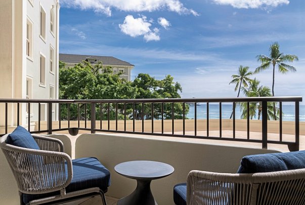 Moana Surfrider, A Westin Resort & Spa, Waikiki Beach - Wohnbeispiel Tower Partial Ocean View (Zimmercodierungen UBN, U1N, U2N & U3N)