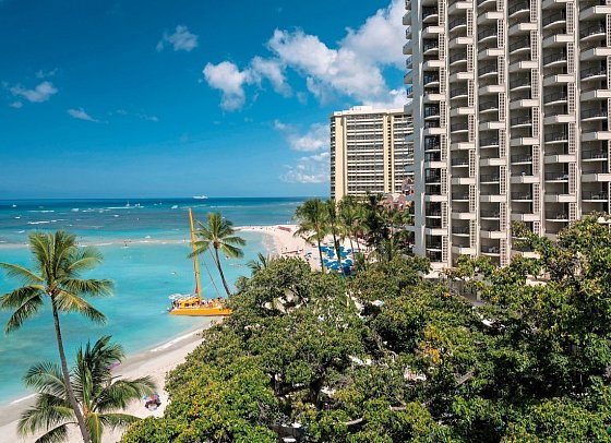 Moana Surfrider, A Westin Resort & Spa, Waikiki Beach - Aussenansicht Historic Banyan Ocean View (Zimmercodierungen U1C, U2C, U3C & UBC)
