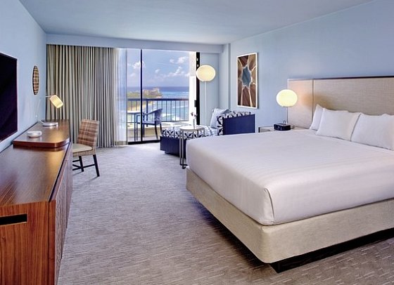 Hyatt Regency Waikiki Beach Resort & Spa - Wohnbeispiel Ocean View 1 Kingbed (Zimmercodierungen U2M & U3M)