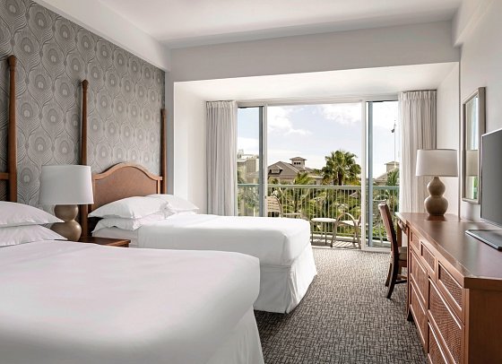 Sheraton Princess Kaiulani - Wohnbeispiel Princess Pool View Room 2 Doubles (Zimmercodierungen U1P, U2P, U3P & U4P)