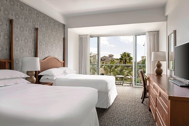 Sheraton Princess Kaiulani - Wohnbeispiel Princess Pool View Room 2 Doubles (Zimmercodierungen U1P, U2P, U3P & U4P)