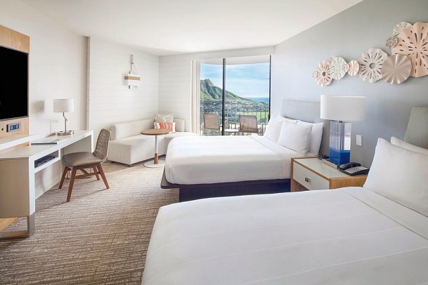 Waikiki Beach Marriott Resort & Spa - Wohnbeispiel Diamond Head Ocean View