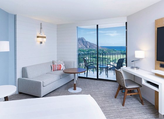 Waikiki Beach Marriott Resort & Spa - Wohnbeispiel Diamond Head Ocean View