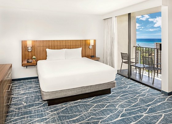 Hyatt Place Waikiki Beach - Wohnbeispiel Speciality Ocean View King (Zimmercodierung U2M)