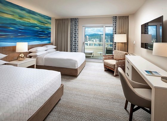 Sheraton Waikiki Beach Resort - Wohnbeispiel City View (Zimmercodierungen UB1, UB2, UB3 & UB4)