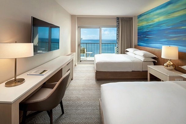 Sheraton Waikiki Beach Resort - Wohnbeispiel Ocean Front (Zimmercodierungen UBO, U1O, U2O & U3O)