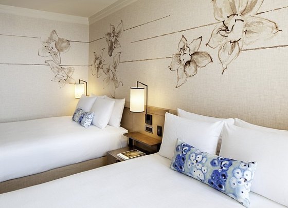 Prince Waikiki - Wohnbeispiel Ocean View 2 Queens (Zimmercodierungen U3M & U4M)