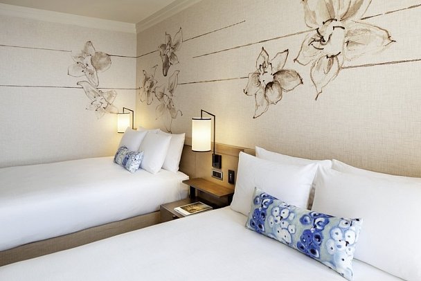 Prince Waikiki - Wohnbeispiel Ocean View 2 Queens (Zimmercodierungen U3M & U4M)
