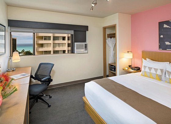 Vive Hotel Waikiki - Wohnbeispiel Cosmopolitan Ocean View Queen (Zimmercodierung UBM)
