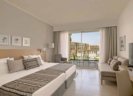 JAZ Elite Asteria - Wohnbeispiel Familienzimmer Deluxe Poolblick (Zimmercodierung FDP)