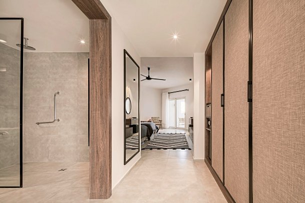 Serry Beach Resort - Beispiel Bad Doppelzimmer Deluxe Twin Room (Zimmercodierungen UDG, UDP & UDM)