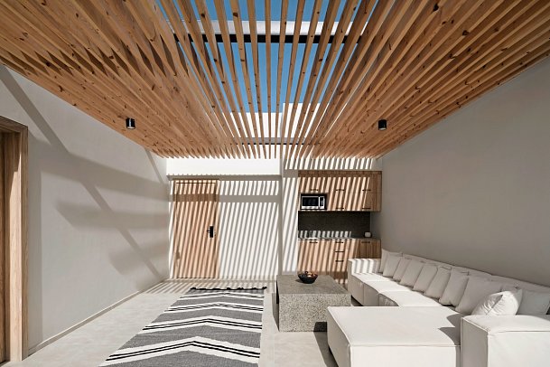 Serry Beach Resort - Beispiel Terrasse Penthouse Suite (Zimmercodierung WU1)