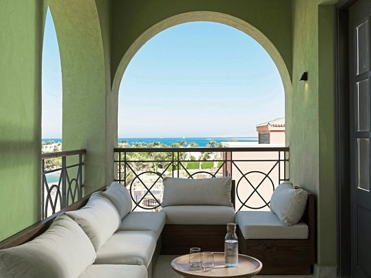 The Chedi El Gouna - Beuispiel Terrasse Garden Suite (Zimmercodierungen WRM & WCM)