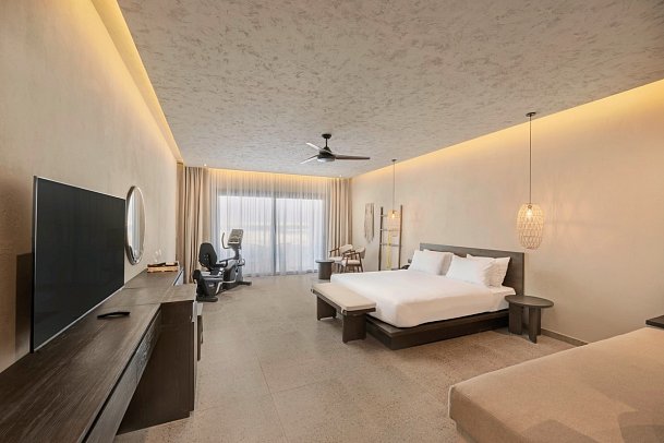 Sentido Naga Bay - Wohnbeispiel Juniorsuite Swim Up Sentido Fitness Beachfront Meerblick (Zimmercodierung J9M)