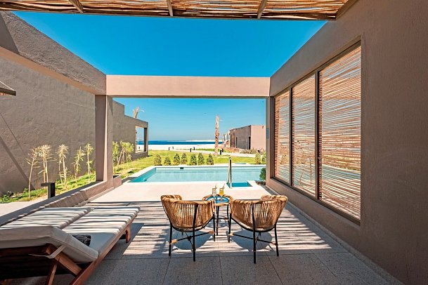 Sentido Naga Bay - Wohnbeispiel Juniorsuite Swim Up Gartenblick (Zimmercodierungen JBQ & JNQ)