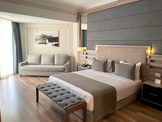 Xanadu Makadi Bay - Wohnbeispiel Juniorsuite Poolblick (Zimmercodierungen J1P & JBP)