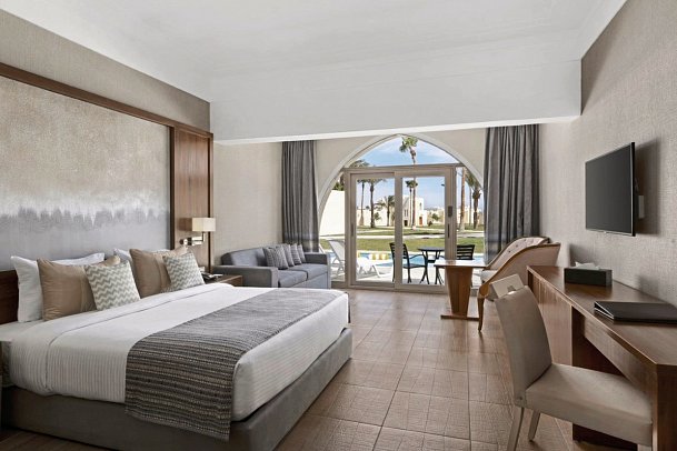 Xanadu Makadi Bay - Wohnbeispiel Dune Superior Swim Up Room (Zimmercodierungen DBQ, DC2 & USQ)