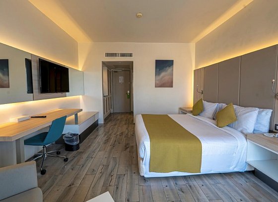 JAZ Palmariva Beach - Wohnbeispiel Doppelzimmer Deluxe Meerblick (Zimmercodierung DDM)