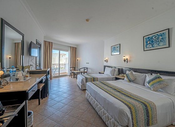JAZ Palmariva Beach - Wohnbeispiel Familienzimmer Deluxe Gartenblick (Zimmercodierung FDG)