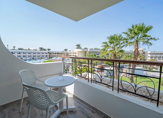 JAZ Palmariva Beach - Wohnbeispiel Doppelzimmer Deluxe Gartenblick (Zimmercodierung DDG)