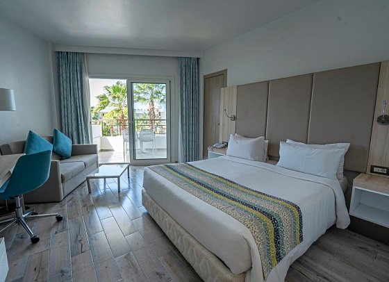 JAZ Palmariva Beach - Wohnbeispiel Doppelzimmer Deluxe Gartenblick (Zimmercodierung DDG)